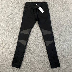 Sandro Paris Womens Black Skinny Jeans Size 34